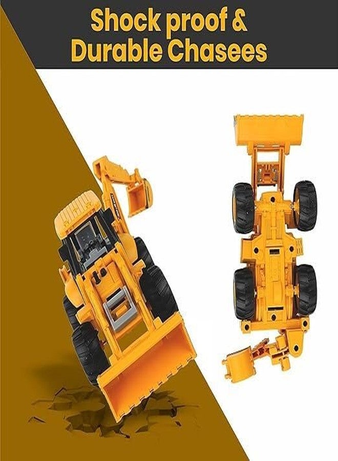 HDA GROUP Plastic Construction Realistic Engineer Vehicle Pushdozer Excavator55 - Realistic Design Vehicle Toy for Kids 3+ Years for Indoor & Outdoor Play | Safe & Durable Toy(Multicolor) - Image 3